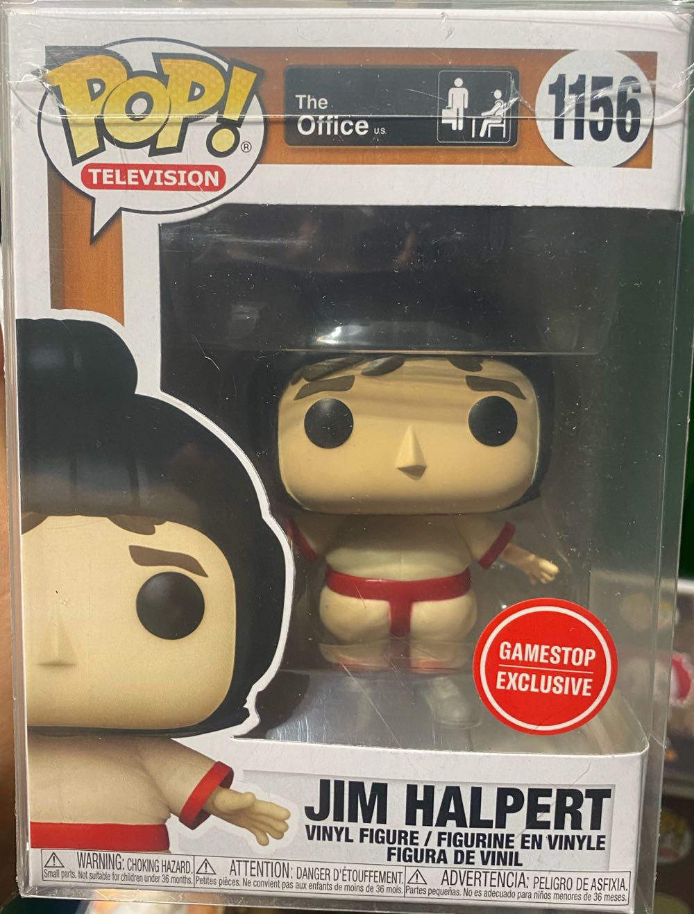 Office:  1156 Jim Halpert (Sumo) - Funko vinyl figure collectible [Barcode 889698541596] - Main Image 3
