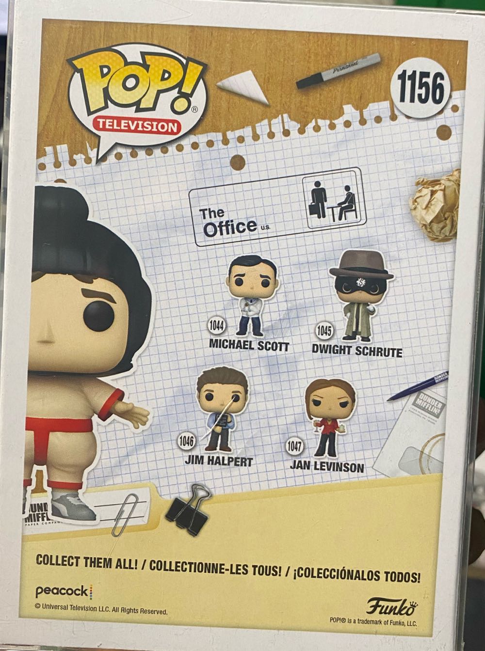Office:  1156 Jim Halpert (Sumo) - Funko vinyl figure collectible [Barcode 889698541596] - Main Image 4
