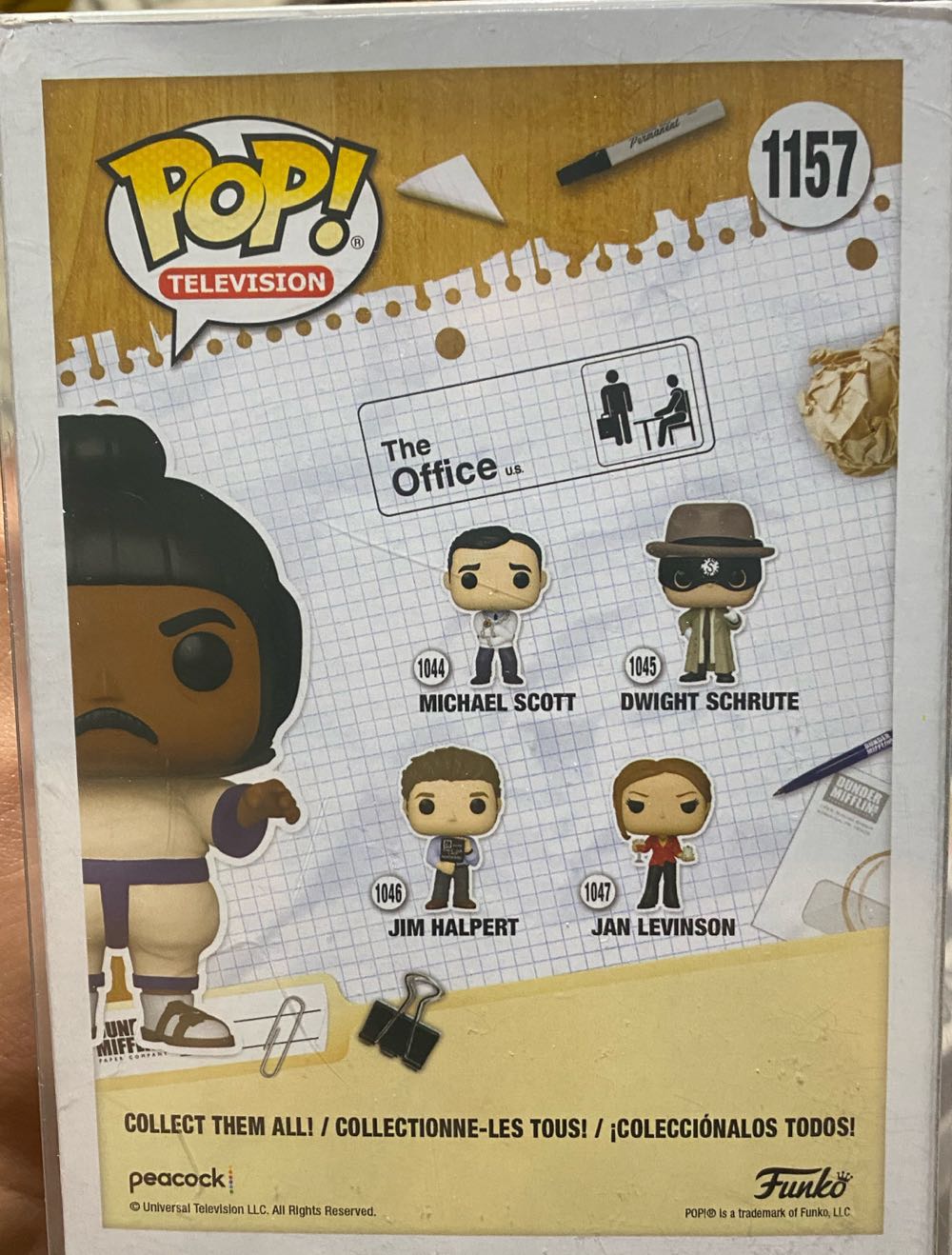 Office:  1157 Stanley Hudson (Sumo) - Funko vinyl figure collectible [Barcode 889698541602] - Main Image 4