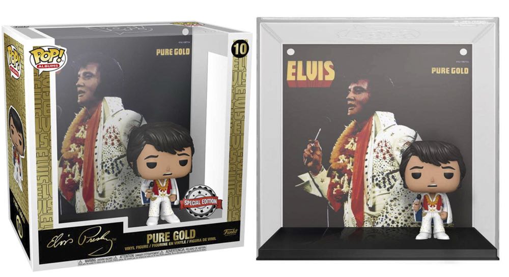 Pure Gold Funko Pop! Album Pure Gold: Elvis Presley: #10 - Elvis Presley vinyl figure collectible [Barcode 889698572774] - Main Image 2
