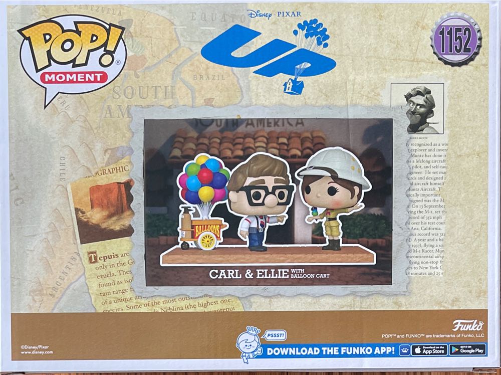 Carl And Ellie With The Ballon Cart - Up vinyl figure collectible [Barcode 889698589444] - Main Image 3