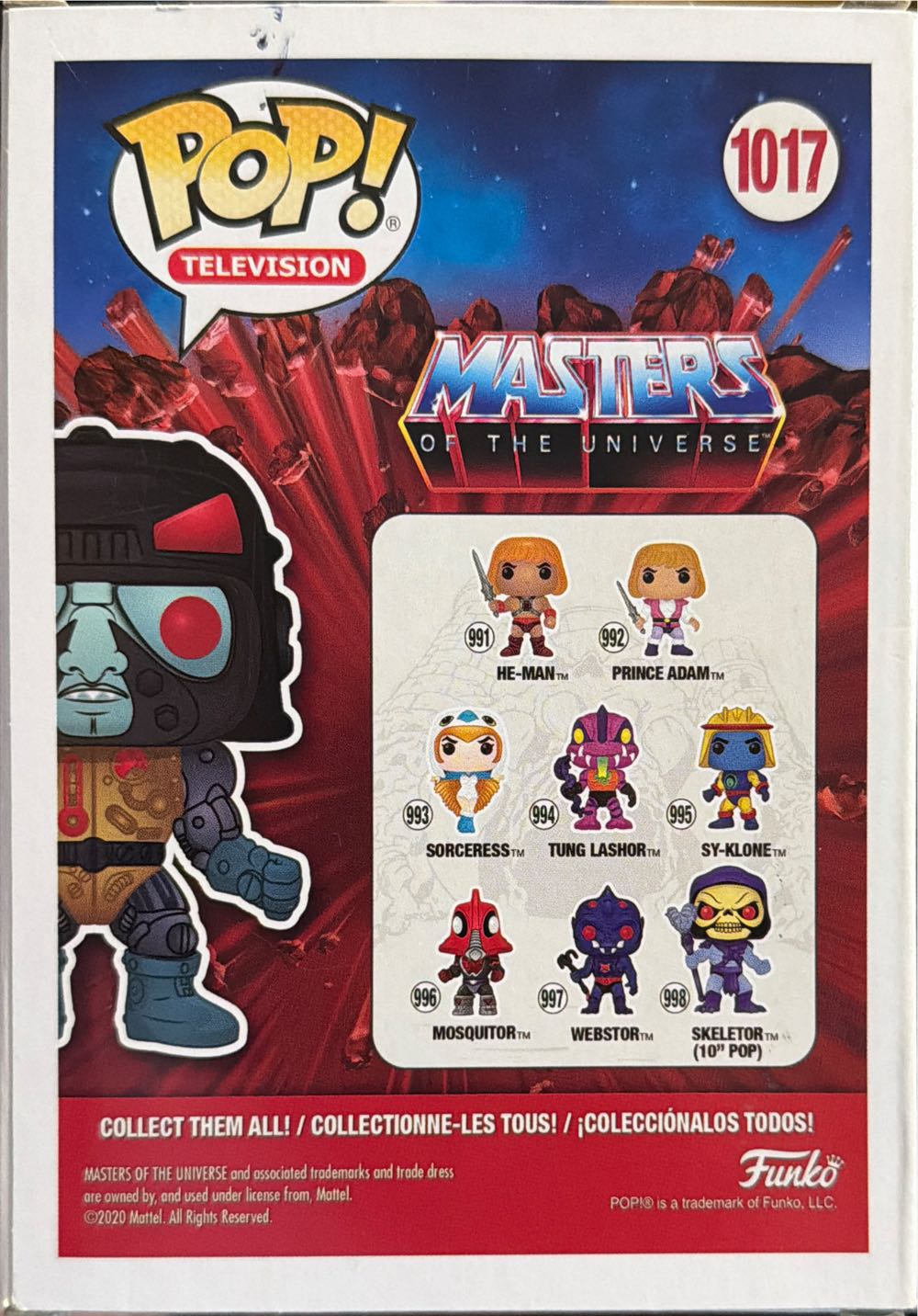 MOTU -1017- Blast-Attack - Masters of the Universe vinyl figure collectible - Main Image 2