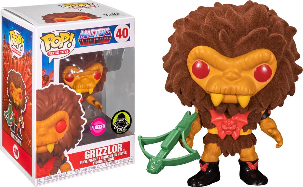 Grizzlor - Flocked - Masters of the Universe vinyl figure collectible [Barcode 889698541312] - Main Image 2