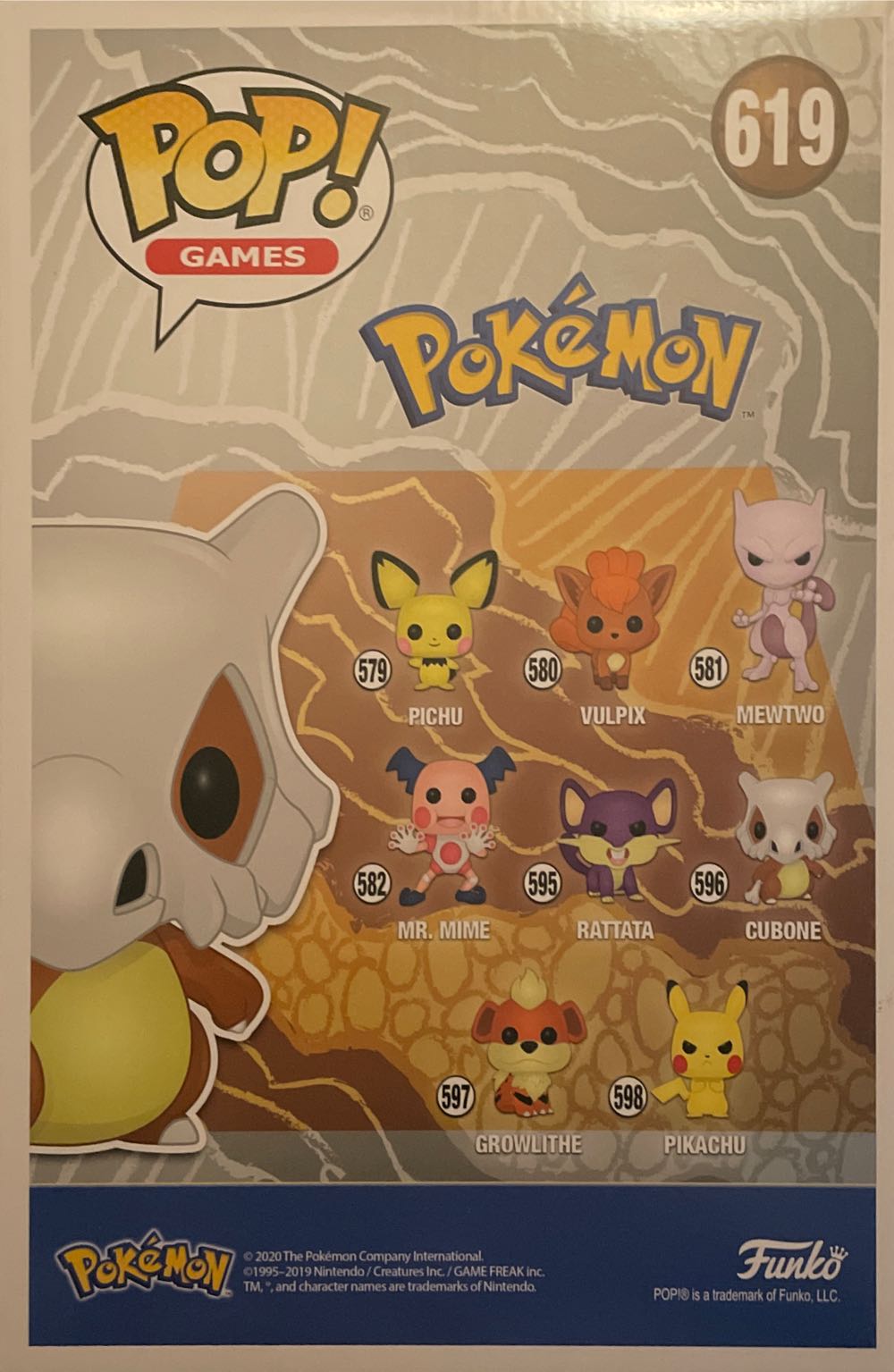 Cubone - Pokémon vinyl figure collectible - Main Image 2