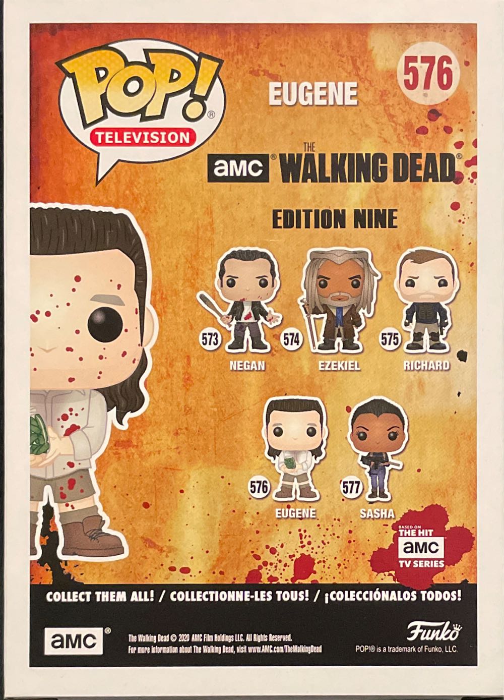 Eugene (Bloody) - The Walking Dead vinyl figure collectible [Barcode 889698543019] - Main Image 2