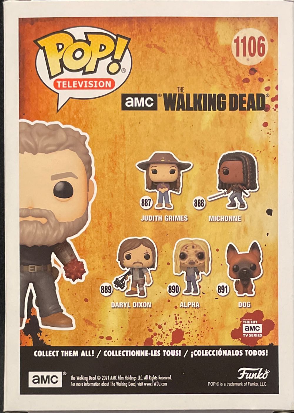 Aaron - The Walking Dead vinyl figure collectible [Barcode 889698556637] - Main Image 2