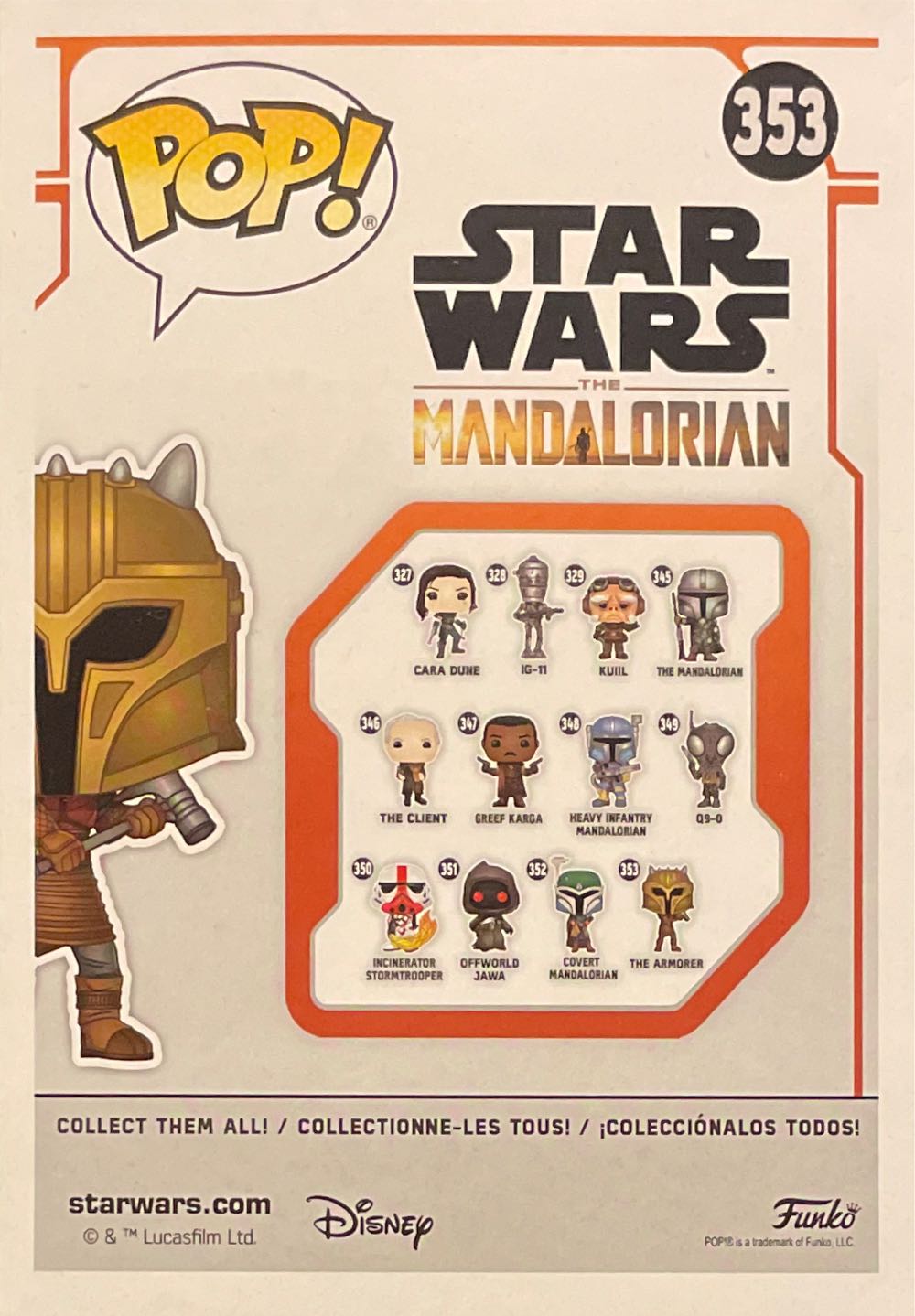 The Armorer - Star Wars: The Mandalorian vinyl figure collectible [Barcode 889698455466] - Main Image 2