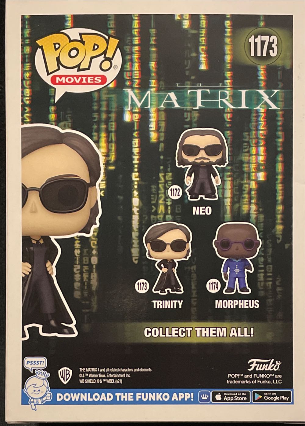 Trinity - The Matrix vinyl figure collectible [Barcode 889698592543] - Main Image 2
