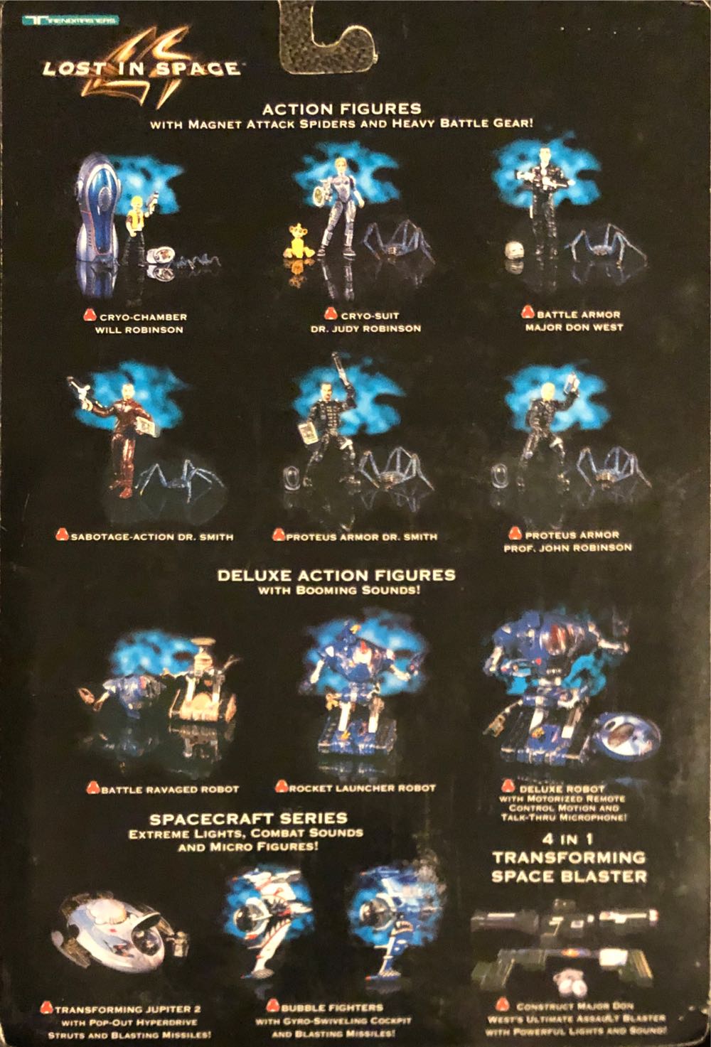 Lost in Space Dr. Smith W Sabotage Action And Claw Strike  vinyl figure collectible [Barcode 096882083903] - Main Image 2