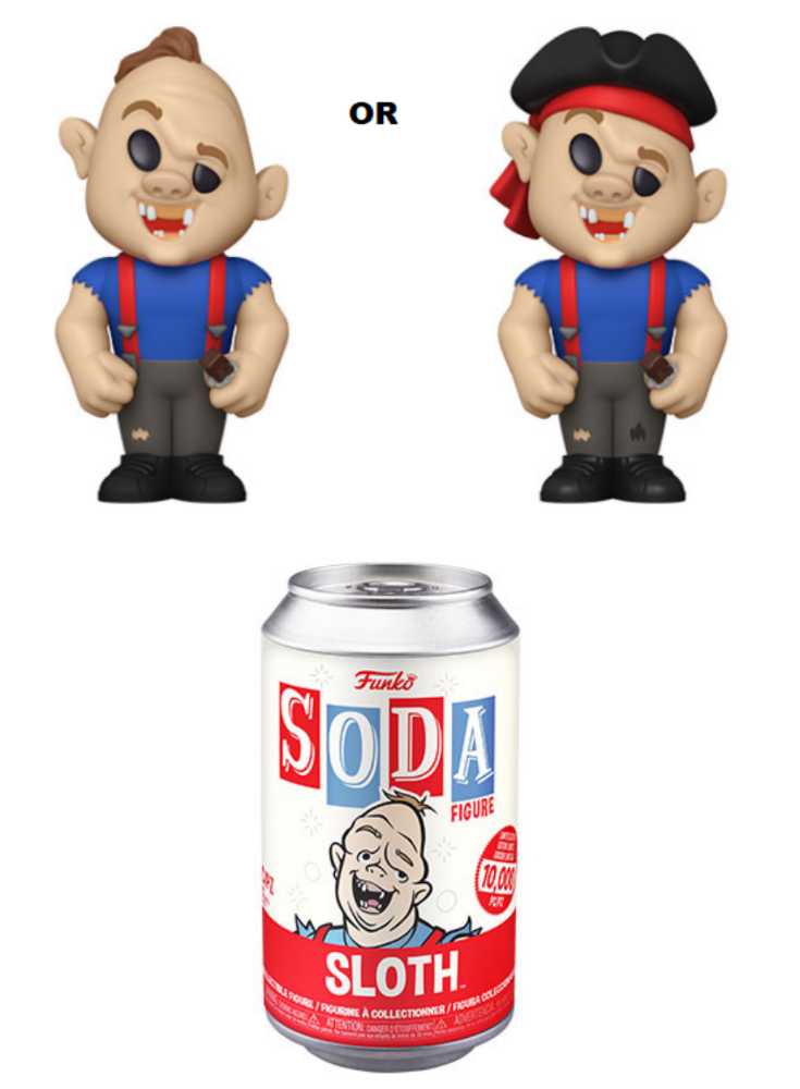 Sloth - ( The Goonies) FUNKOPOP - Funko Vinyl Soda - The Goonies vinyl figure collectible [Barcode 889698583275] - Main Image 3