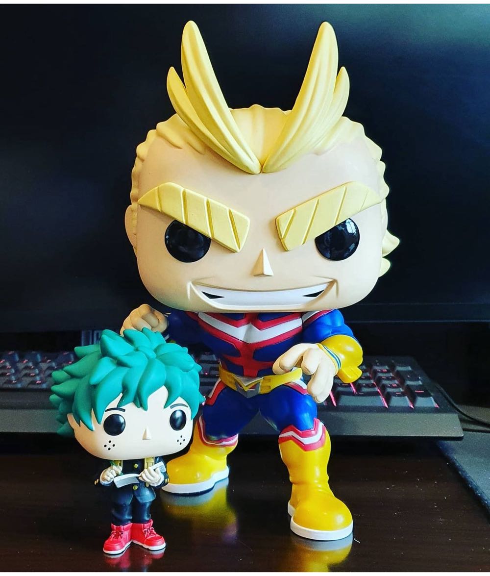 All Might Glow 10 Inch Funko - My Hero Academia vinyl figure collectible [Barcode 889698512640] - Main Image 2