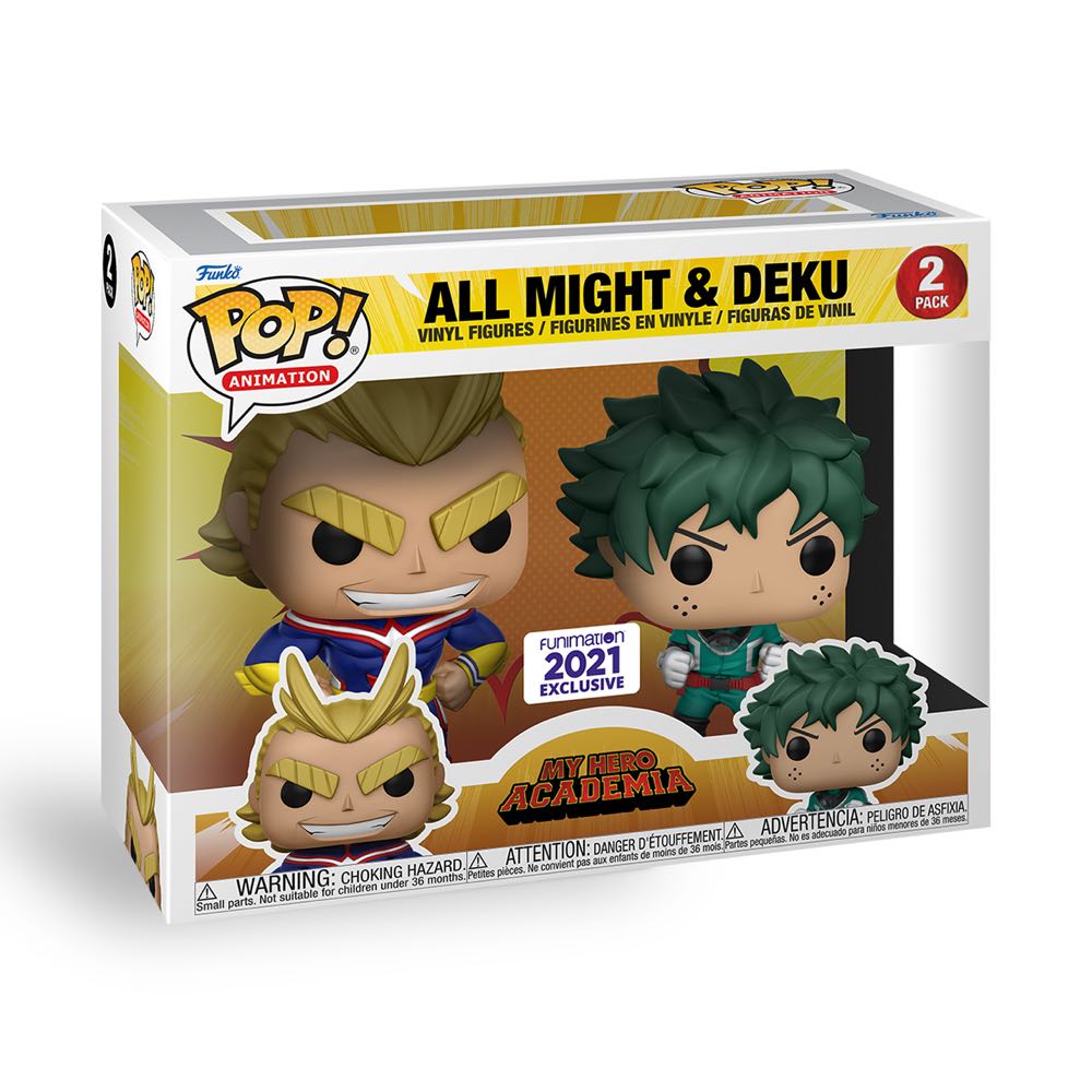 All Might & Deku - My Hero Academia vinyl figure collectible [Barcode 889698581486] - Main Image 2