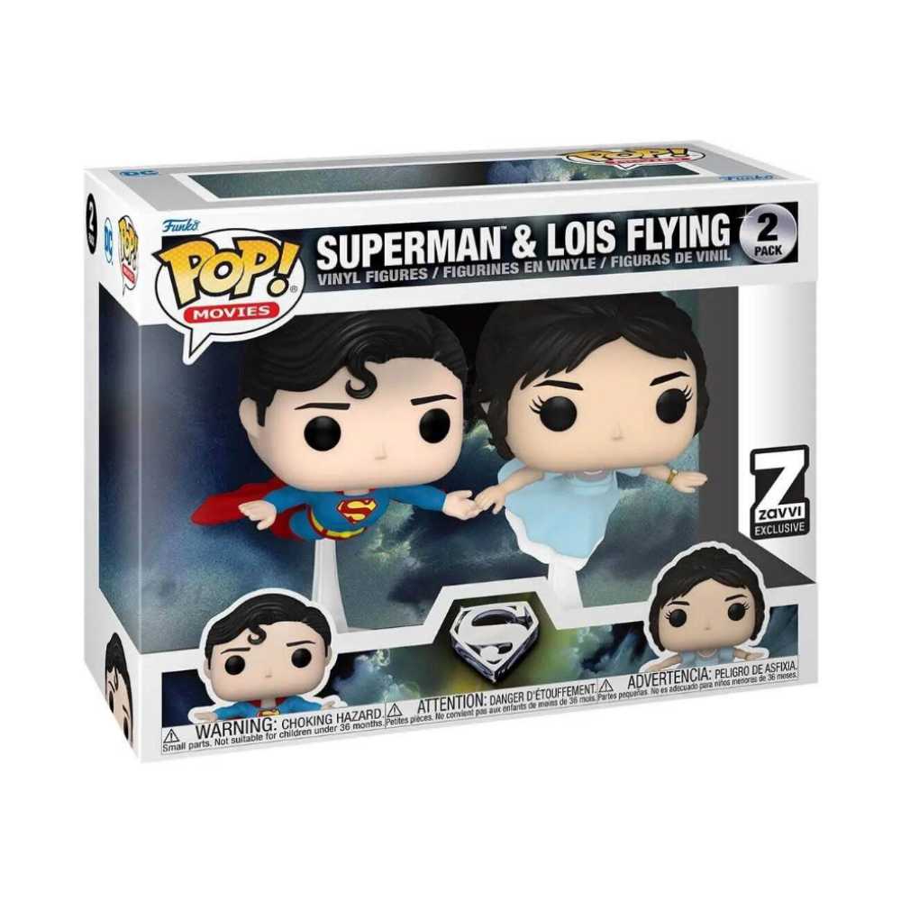 Superman & Lois (Flying) - DC Universe vinyl figure collectible [Barcode 889698601627] - Main Image 3