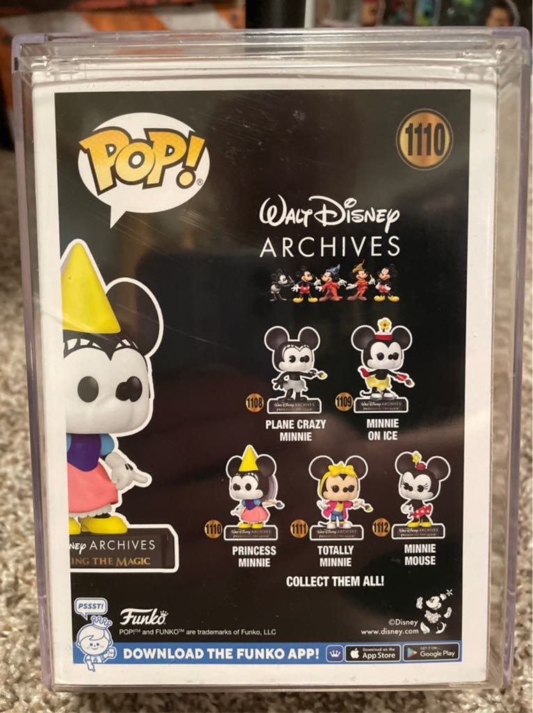 Funko Pop! Walt Disney Archives: Princess Minnie # 1110 - Disney vinyl figure collectible [Barcode 889698576208] - Main Image 2