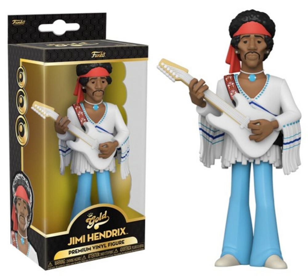 Jimi Hendrix - “5” FUNKOPOP - Funko Premium Vinyl Gold - Musicians vinyl figure collectible [Barcode 889698614320] - Main Image 2
