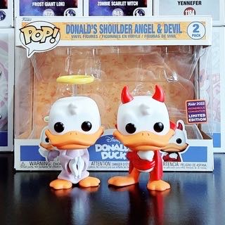Donald’s Shoulder Angel & Devil - Disney vinyl figure collectible [Barcode 889698608060] - Main Image 2
