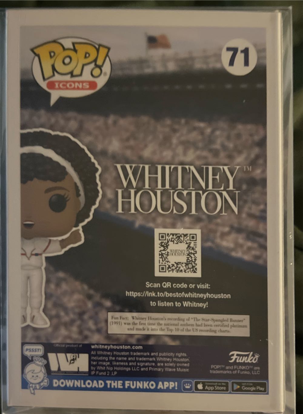 Whitney Houston (Funko Exclusive) - Musicians vinyl figure collectible [Barcode 889698622172] - Main Image 2