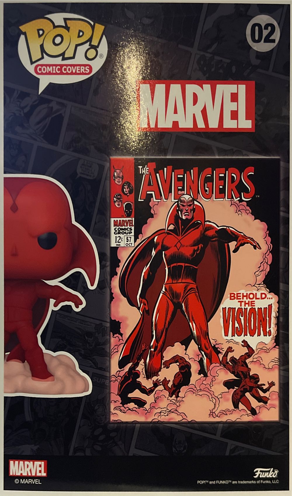 Vision (Comic Covers) - Marvel Universe vinyl figure collectible [Barcode 889698606622] - Main Image 3