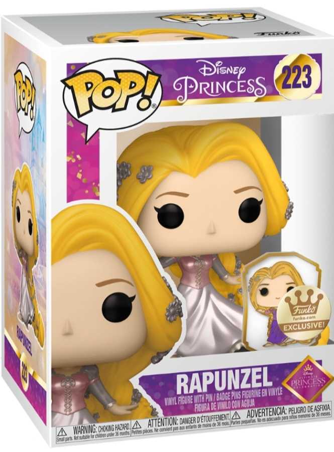 Rapunzel w/ Pin - Disney Princess vinyl figure collectible [Barcode 889698565691] - Main Image 2