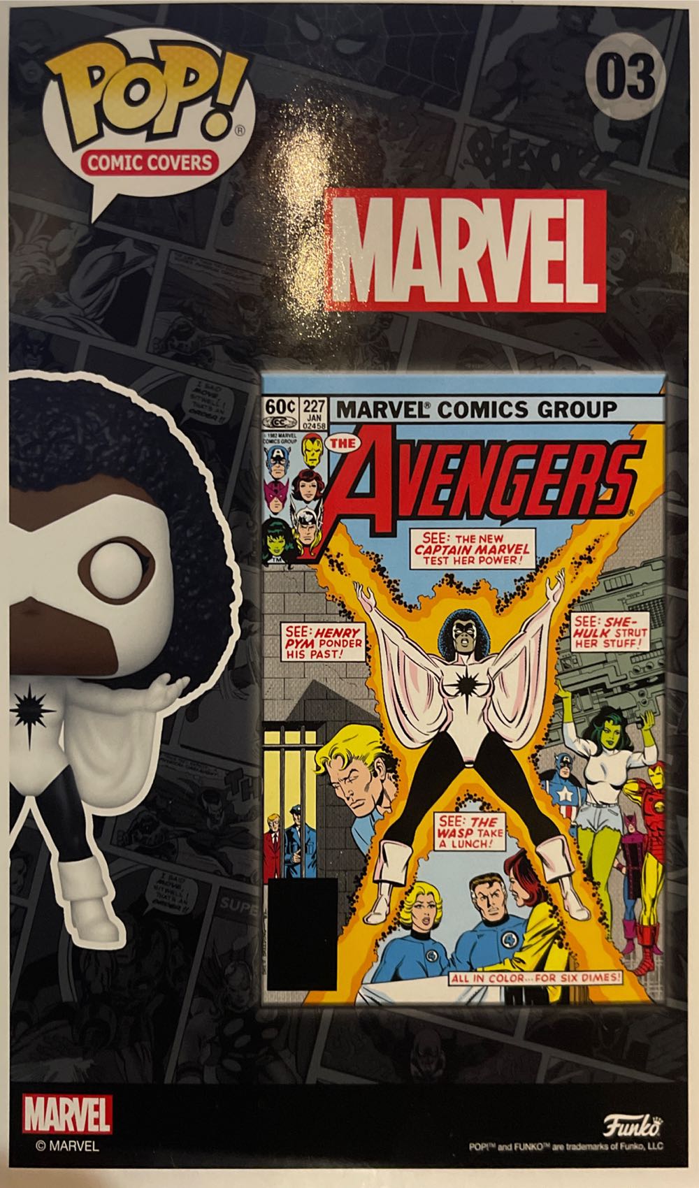 Marvel Comics: Monica Rambeau - Captain Marvel vinyl figure collectible [Barcode 889698606639] - Main Image 2