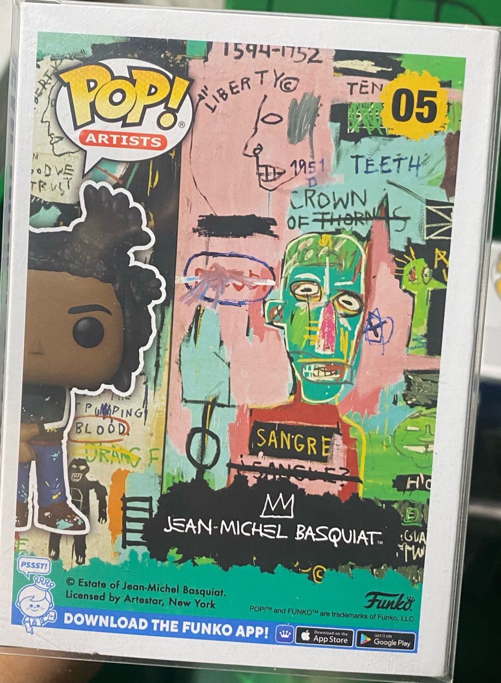 Jean-Michel Basquiat  vinyl figure collectible [Barcode 889698601351] - Main Image 4