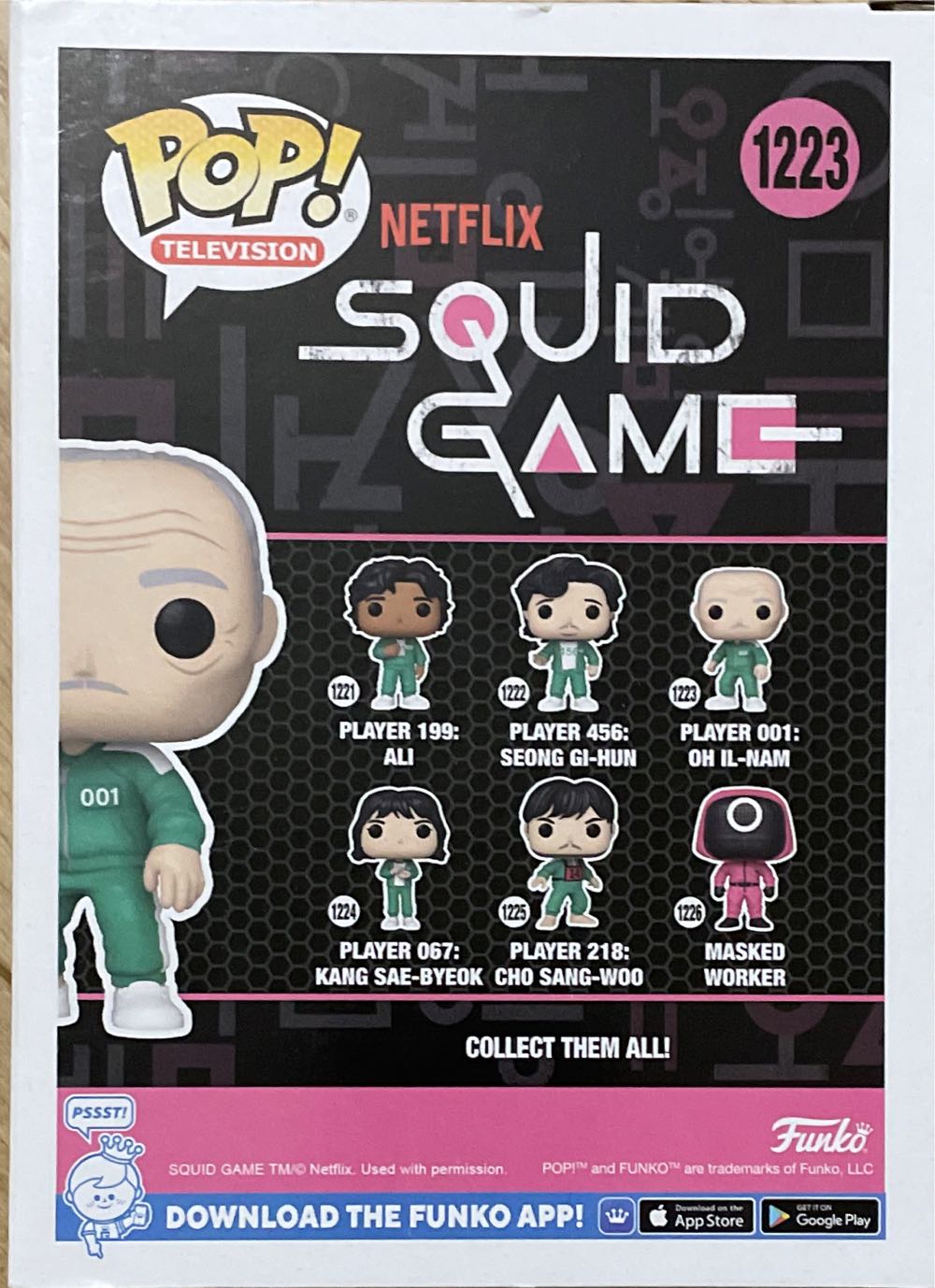 Player 001: Oh Il-Nam - Funko vinyl figure collectible [Barcode 889698647960] - Main Image 3