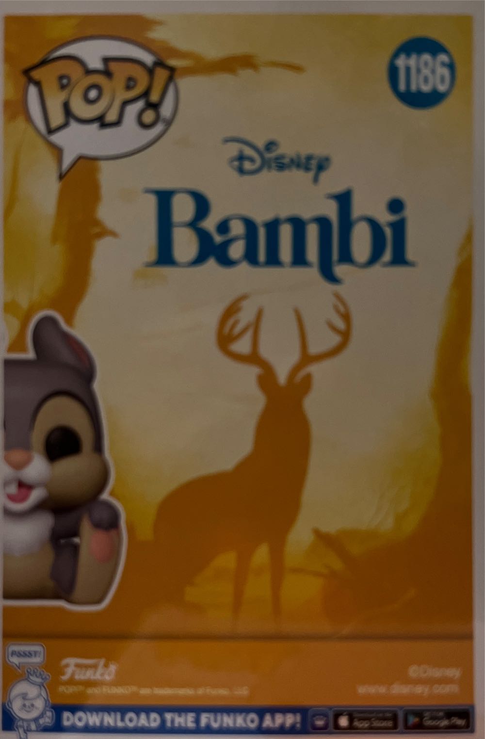 Thumper - Disney vinyl figure collectible [Barcode 889698631266] - Main Image 3