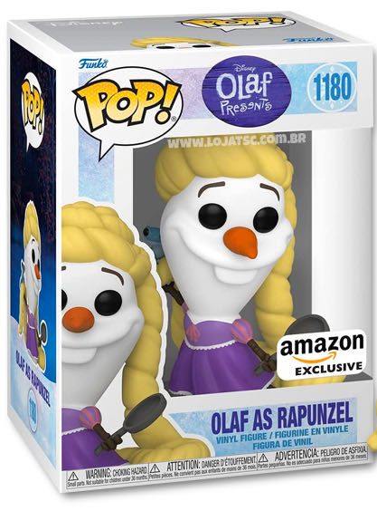 Olaf As Rapunzel - Frozen vinyl figure collectible [Barcode 889698618250] - Main Image 2