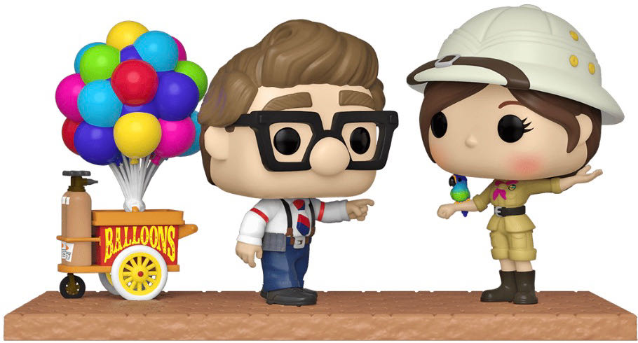 1152. CARL & ELLIE (WITH BALLOON CART) - Up vinyl figure collectible [Barcode 889698589444] - Main Image 2