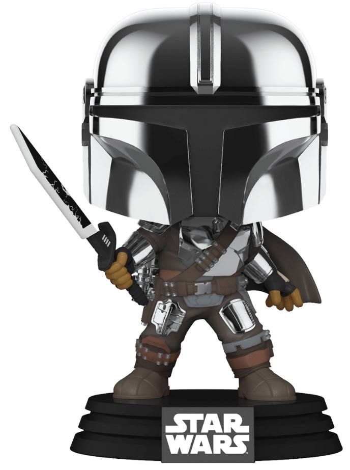 The Mandalorian (with Darksaber) - Star Wars: The Mandalorian vinyl figure collectible [Barcode 889698587976] - Main Image 2