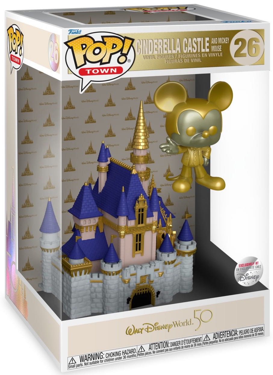 Cinderella Castle and Mickey Mouse - Disney Parks vinyl figure collectible [Barcode 889698589666] - Main Image 2