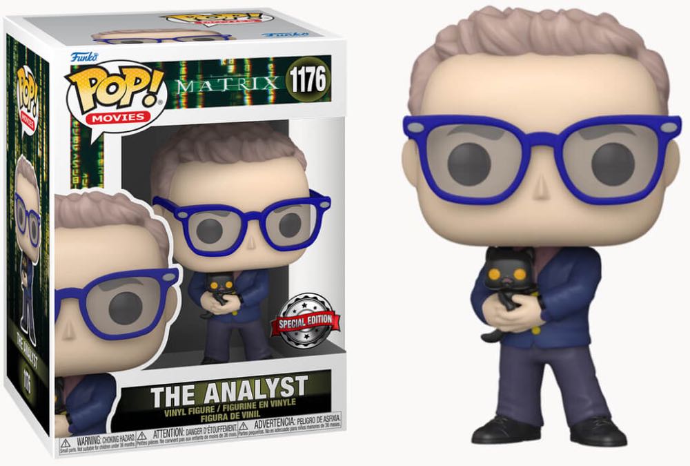Matrix -1176- The Analyst - The Matrix vinyl figure collectible [Barcode 889698602808] - Main Image 2