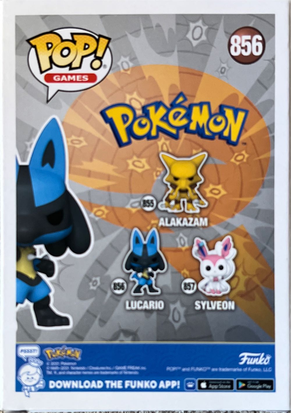 Lucario - Pokémon vinyl figure collectible [Barcode 889698593427] - Main Image 3