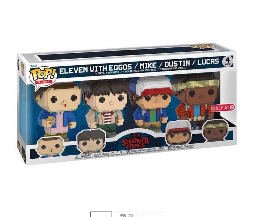 Stranger Things Eleven with Eggos/Mike/Dustin/Lucas - Stranger Things vinyl figure collectible [Barcode 889698637299] - Main Image 2