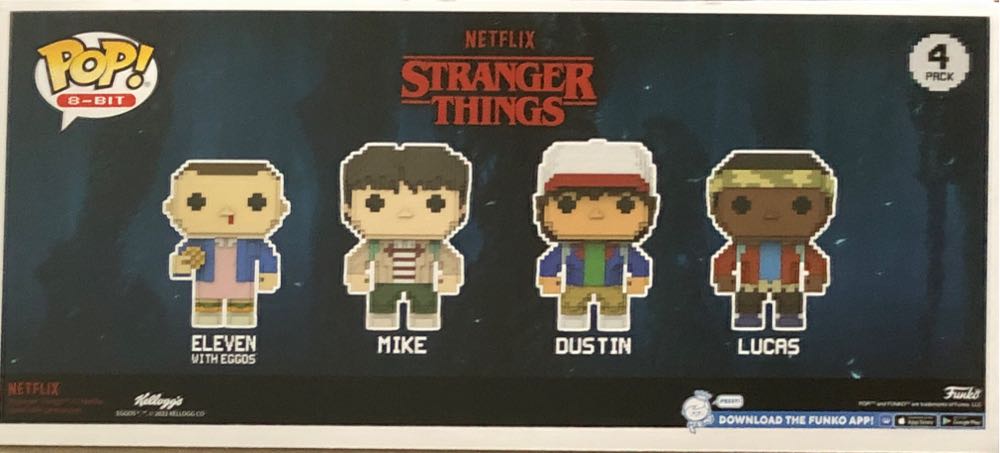 Stranger Things Eleven with Eggos/Mike/Dustin/Lucas - Stranger Things vinyl figure collectible [Barcode 889698637299] - Main Image 3