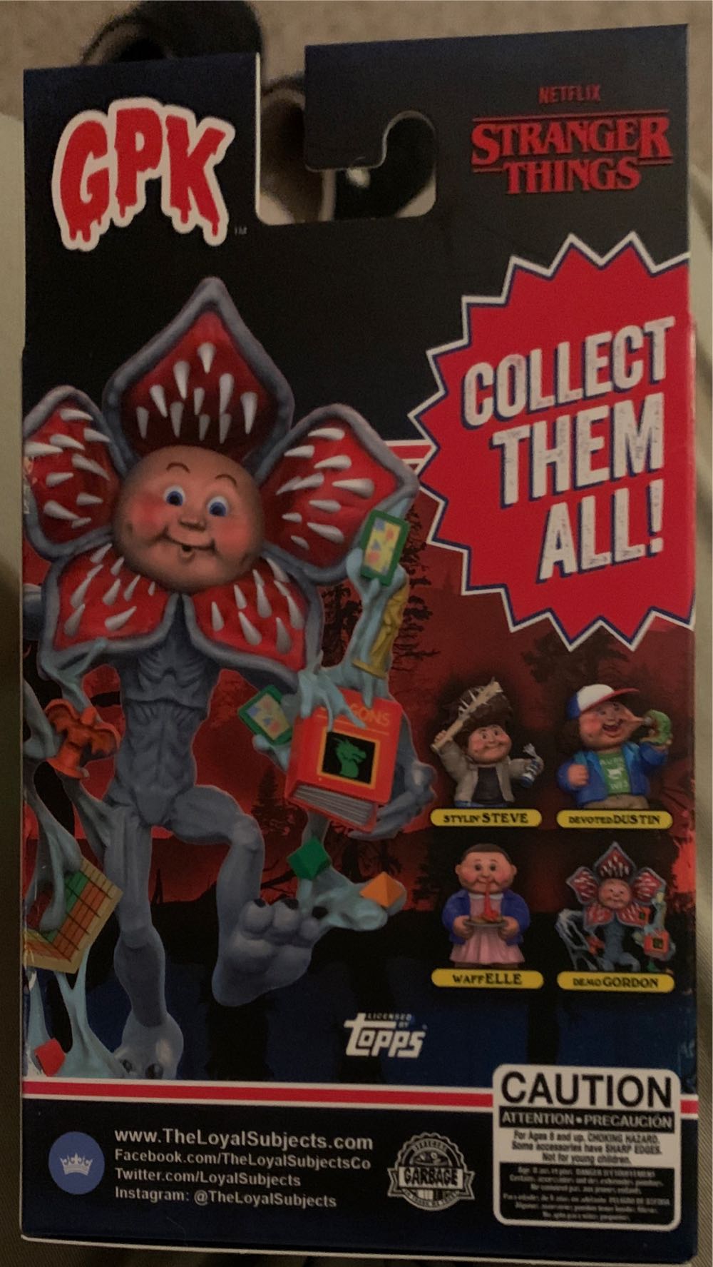 Garbage Pail Kids X Stranger Things : Demo Gordon - Stranger Things vinyl figure collectible [Barcode 850031460386] - Main Image 3