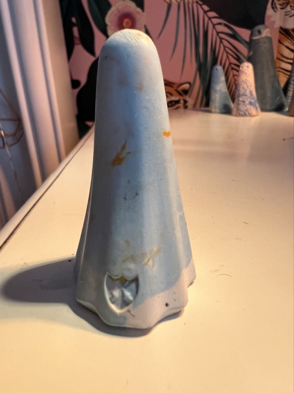 Blue With White & Yellow Boo  vinyl figure collectible - Main Image 2