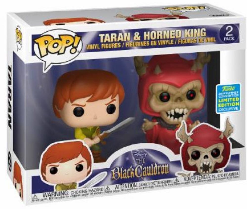 #40162 Disney: The Black Cauldron: Taran & Horned King (Funko 2019) - Disney vinyl figure collectible [Barcode 889698401623] - Main Image 2