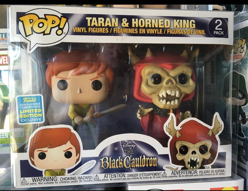 #40162 Disney: The Black Cauldron: Taran & Horned King (Funko 2019) - Disney vinyl figure collectible [Barcode 889698401623] - Main Image 4