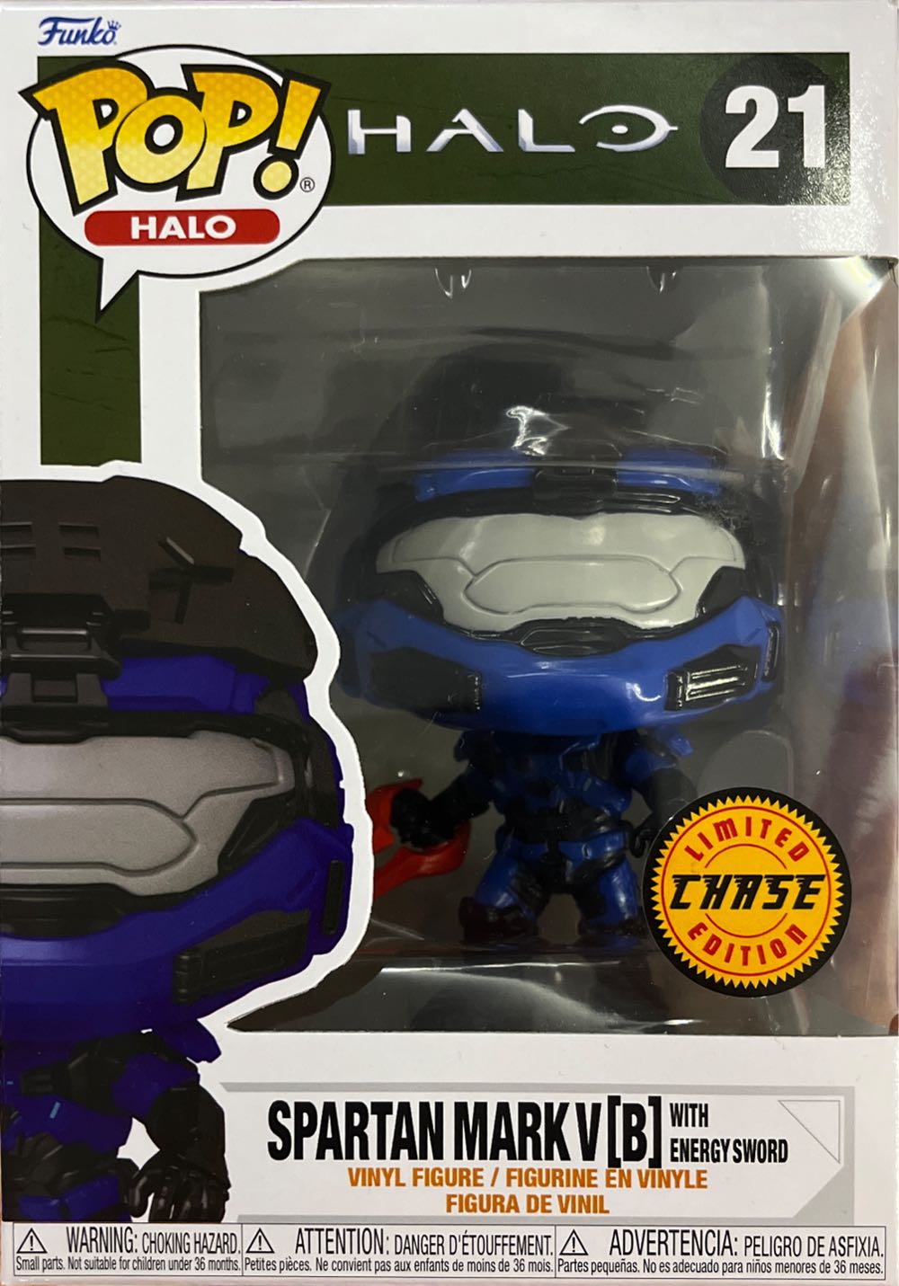 Funko POP! Halo Spartan Mark V[B] Chase - Halo vinyl figure collectible [Barcode 889698593366] - Main Image 3