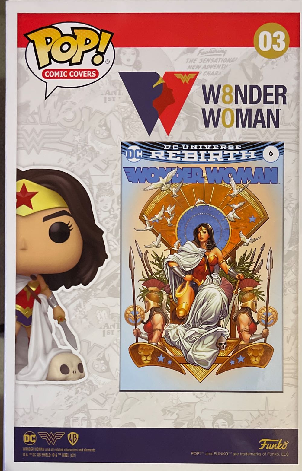 Wonder Woman #03 - DC Universe vinyl figure collectible [Barcode 889698550109] - Main Image 2