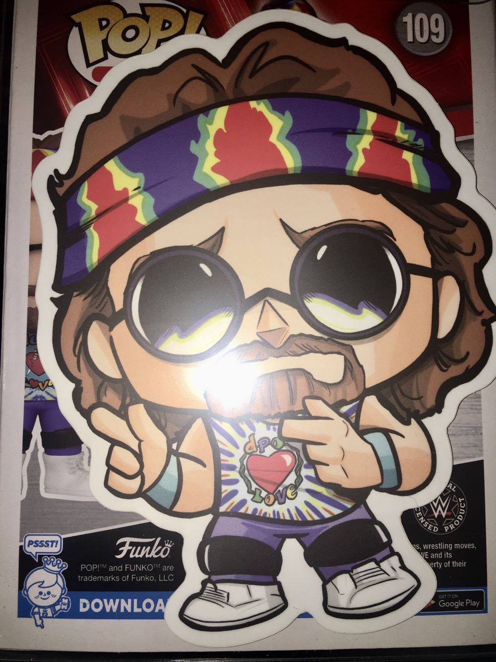 Dude Love - WWE vinyl figure collectible [Barcode 889698614665] - Main Image 3