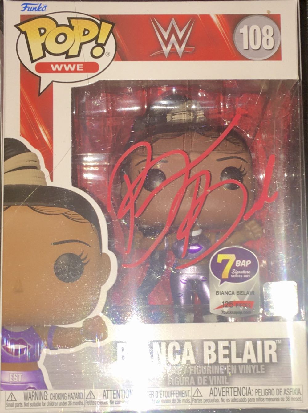 Bianca Belair (No Box) - WWE vinyl figure collectible [Barcode 889698614658] - Main Image 3