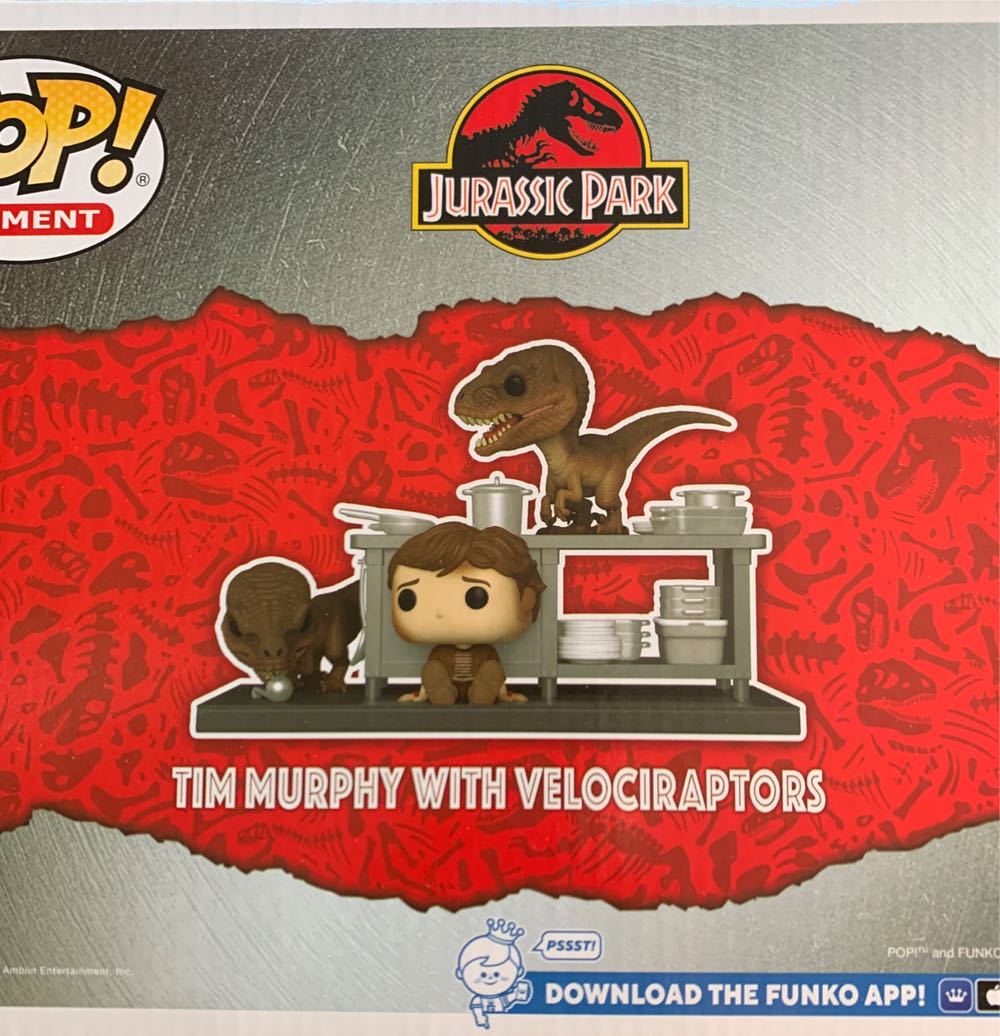 Tim Murphy With Velociraptors - Jurassic Park vinyl figure collectible [Barcode 889698624770] - Main Image 2