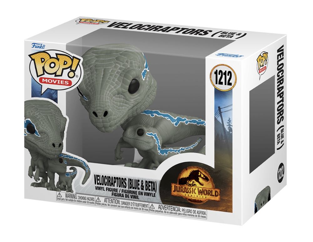 Velociraptors (Blue & Beta) - Jurassic World vinyl figure collectible [Barcode 889698622233] - Main Image 2