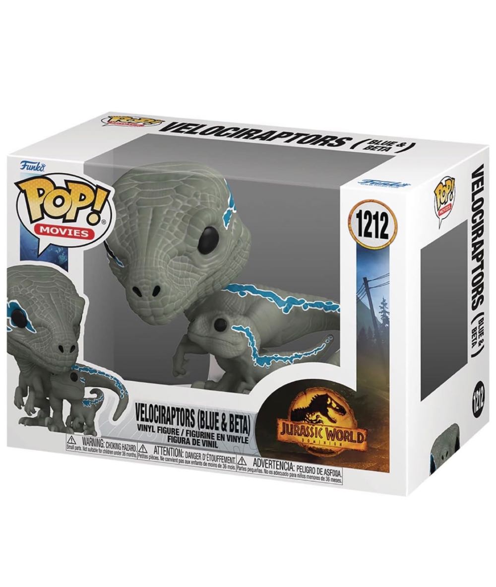 Velociraptors (Blue & Beta) - Jurassic World vinyl figure collectible [Barcode 889698622233] - Main Image 3