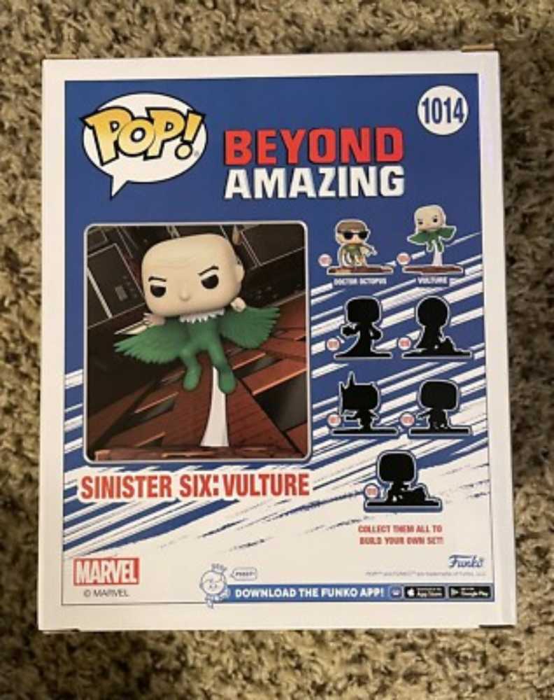 Sinister Six: Vulture #1014 (Marvel Spiderman) (Short Shelf 3) - Marvel Universe vinyl figure collectible [Barcode 889698609036] - Main Image 4