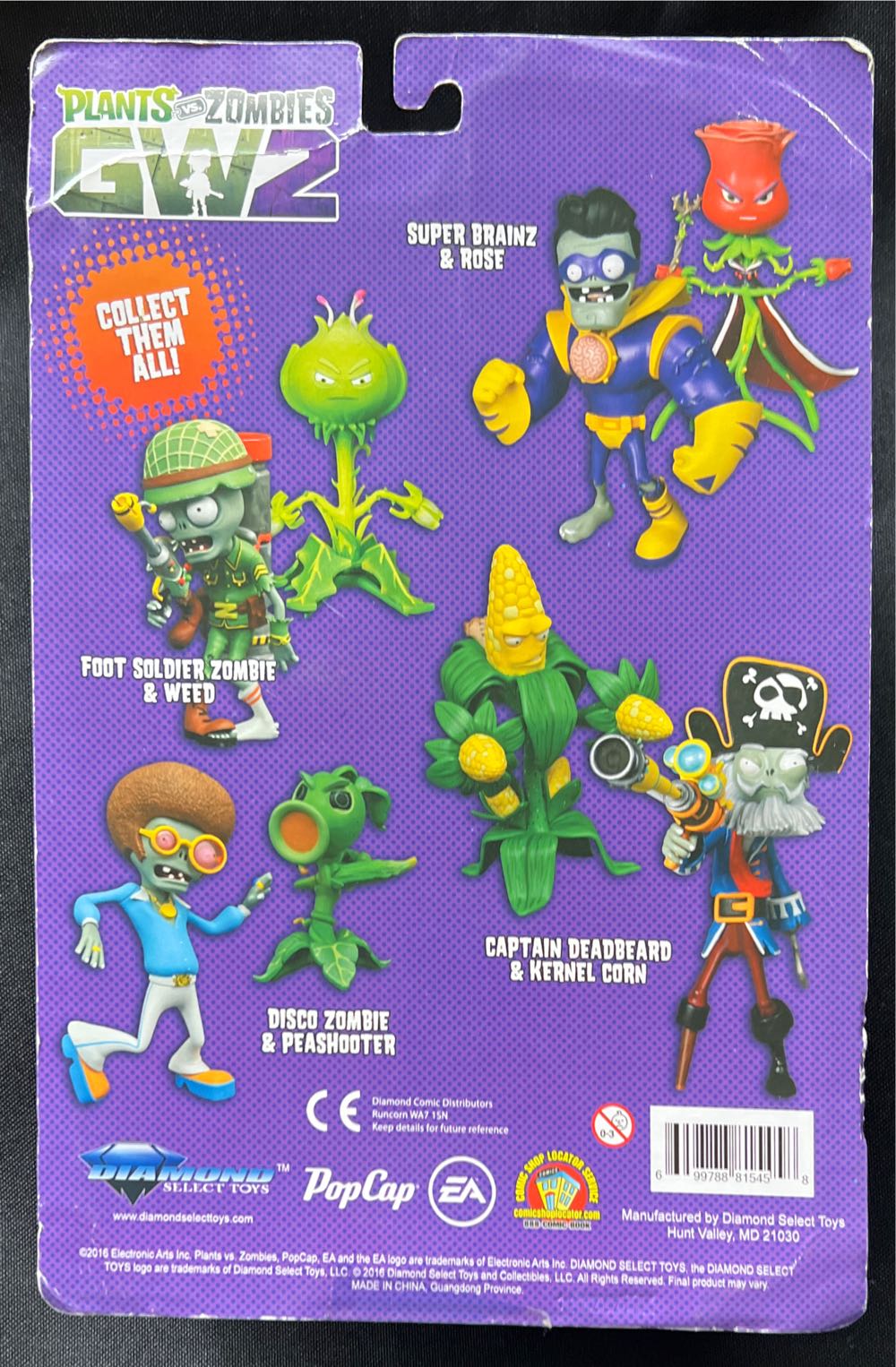Plants Vs Zombies Garden Warfare  vinyl figure collectible [Barcode 699788815458] - Main Image 2