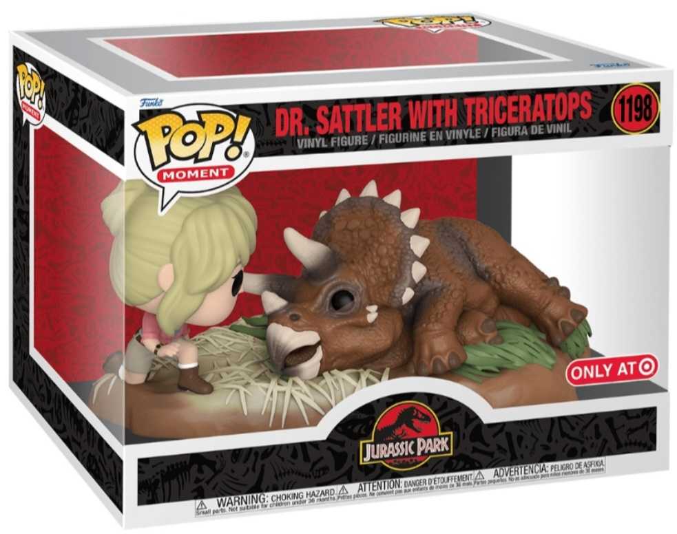 Dr. Sattler With Triceratops - Jurassic Park vinyl figure collectible [Barcode 889698624732] - Main Image 2