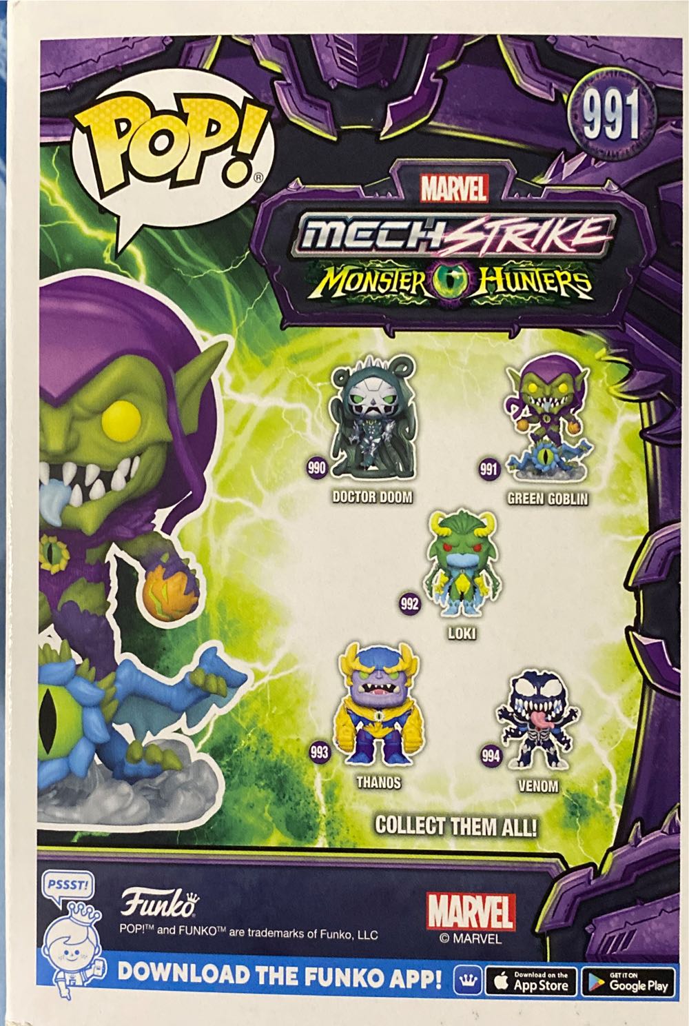 Green Goblin - Marvel Universe vinyl figure collectible [Barcode 889698631518] - Main Image 3